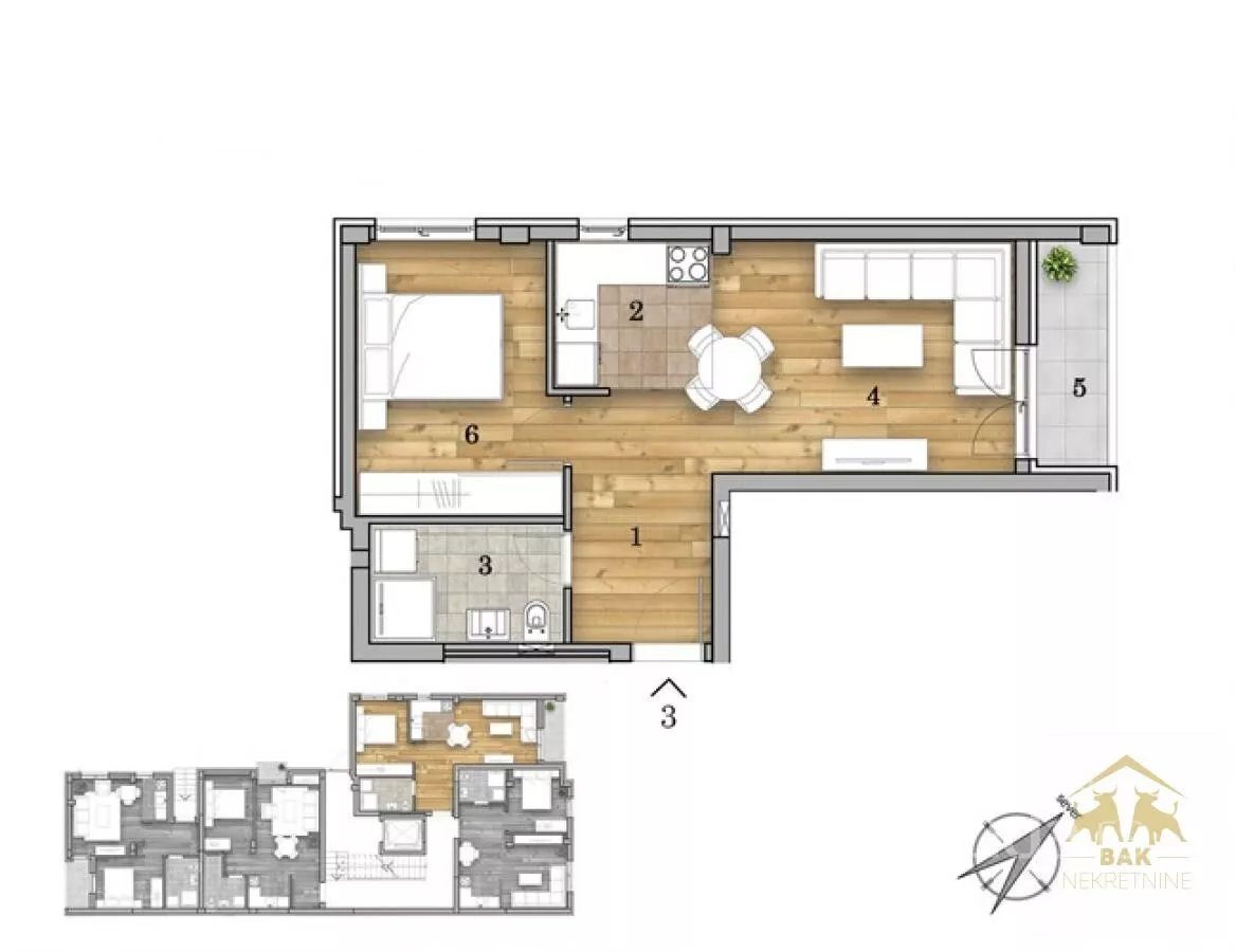 Dvosoban stan | 4zida