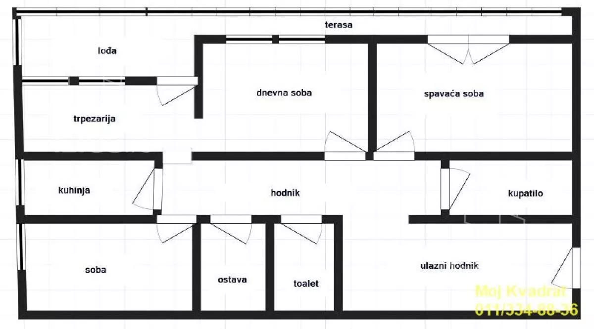 Trosoban stan | 4zida
