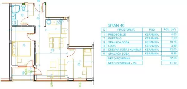 Dvoiposoban stan | 4zida