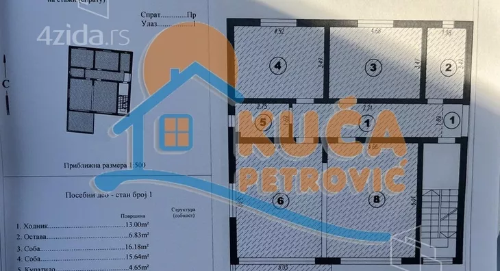 Troiposoban stan | 4zida