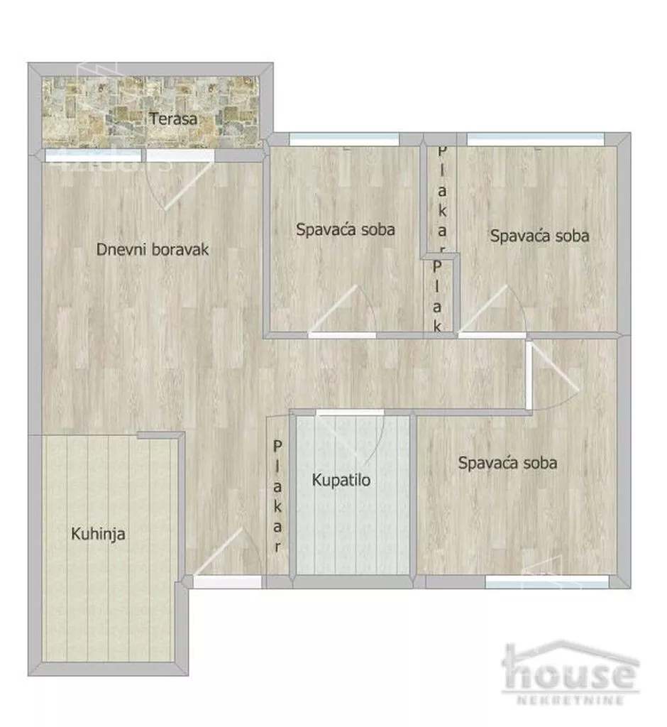Trosoban stan | 4zida