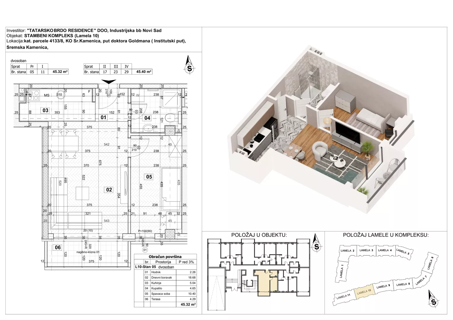 Dvosoban stan | 4zida