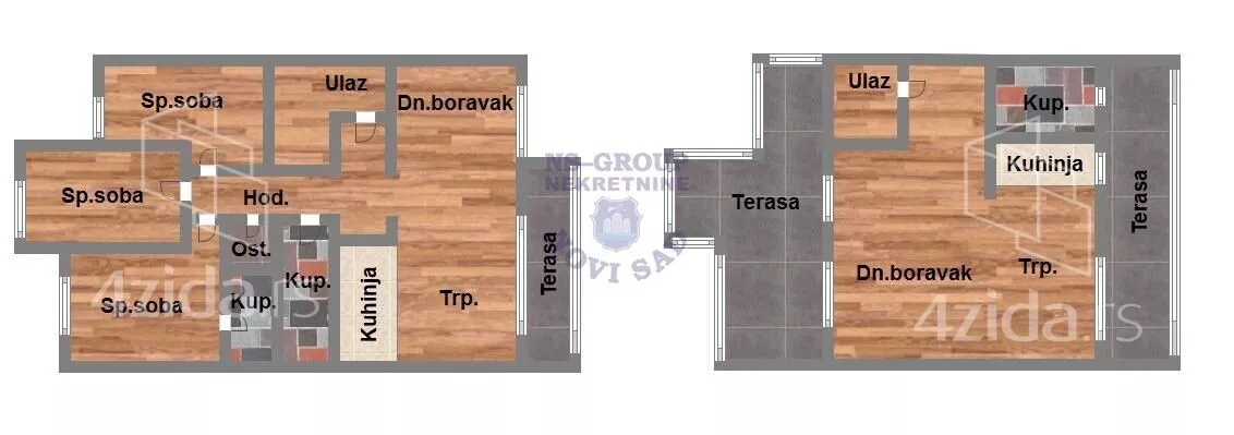 Petosoban stan | 4zida