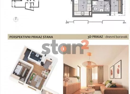 Jednoiposoban stan | 4zida