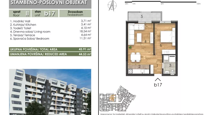 Dvosoban stan | 4zida