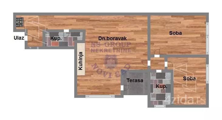 Trosoban stan | 4zida