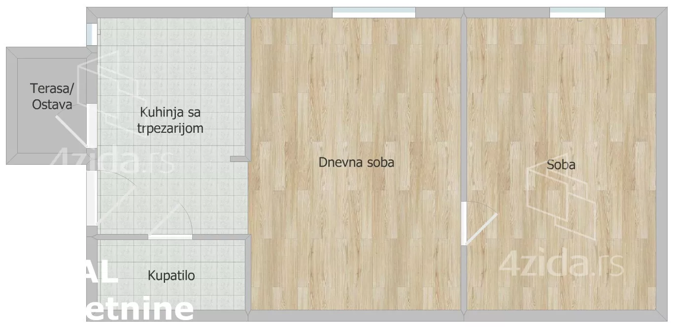 Dvosoban stan | 4zida