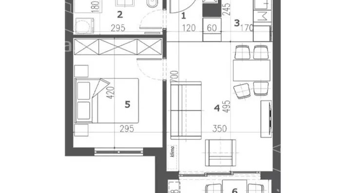 Jednosoban stan | 4zida