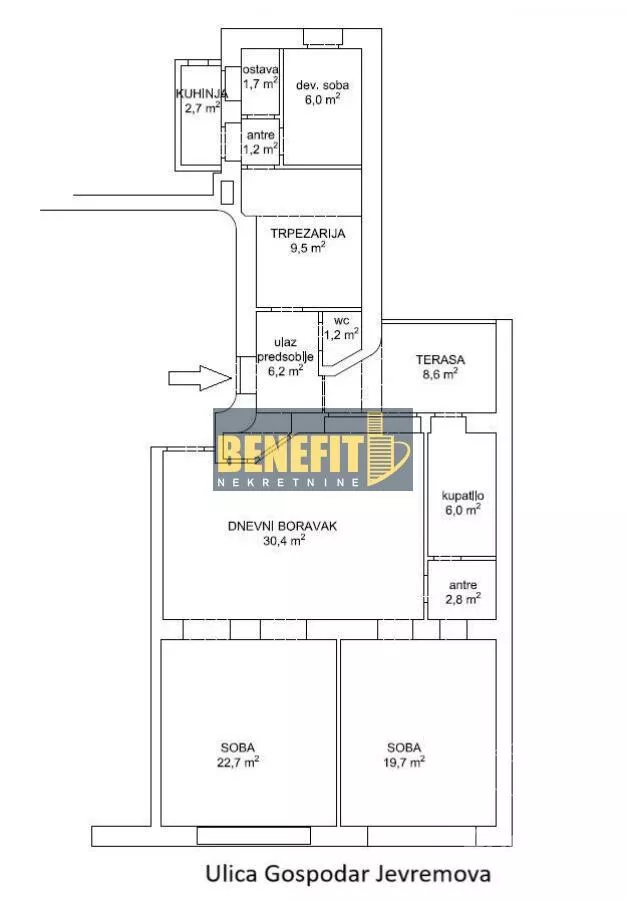 Troiposoban stan | 4zida
