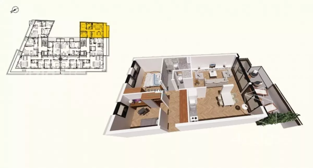 Trosoban stan | 4zida