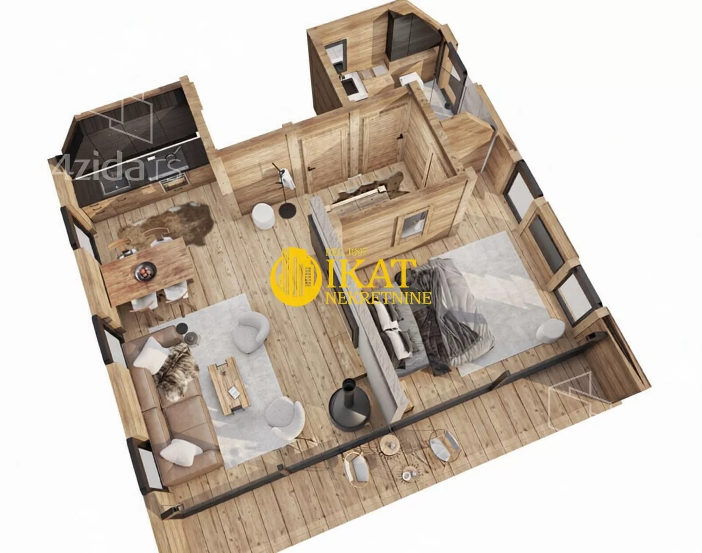 Jednoiposoban stan | 4zida