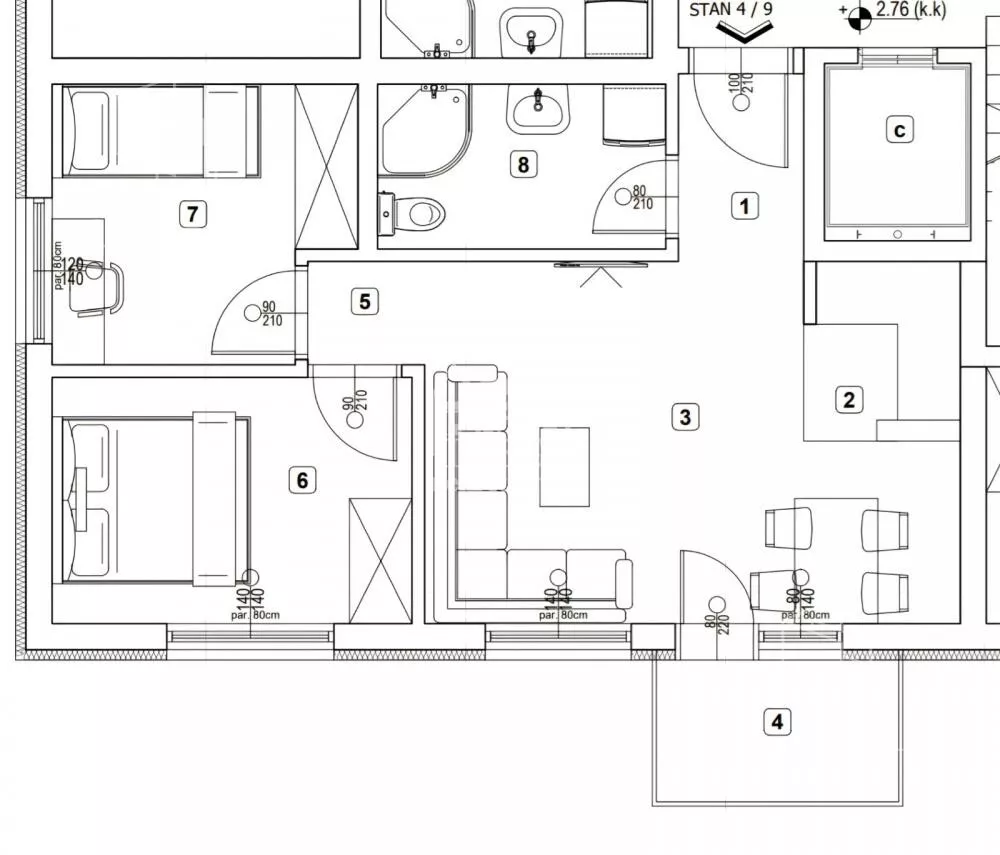Dvoiposoban stan | 4zida