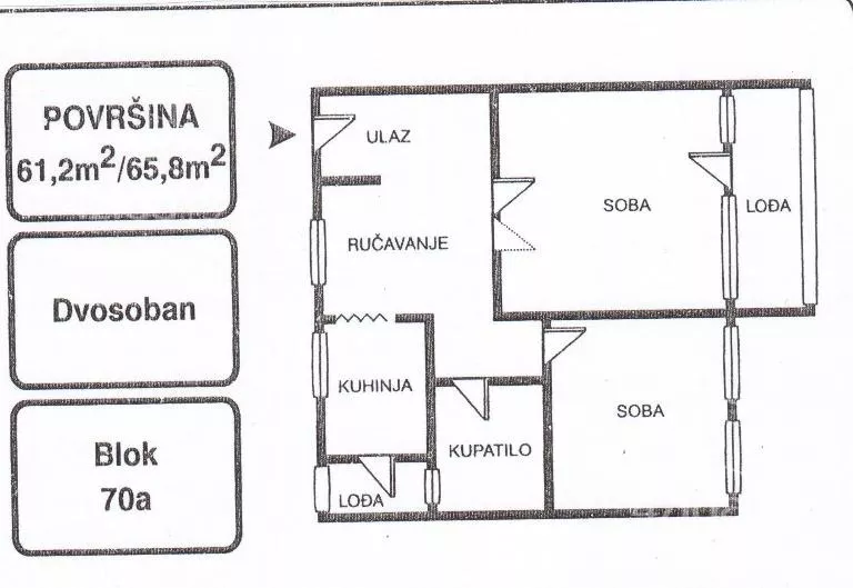 Dvosoban stan | 4zida
