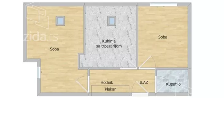 Dvosoban stan | 4zida