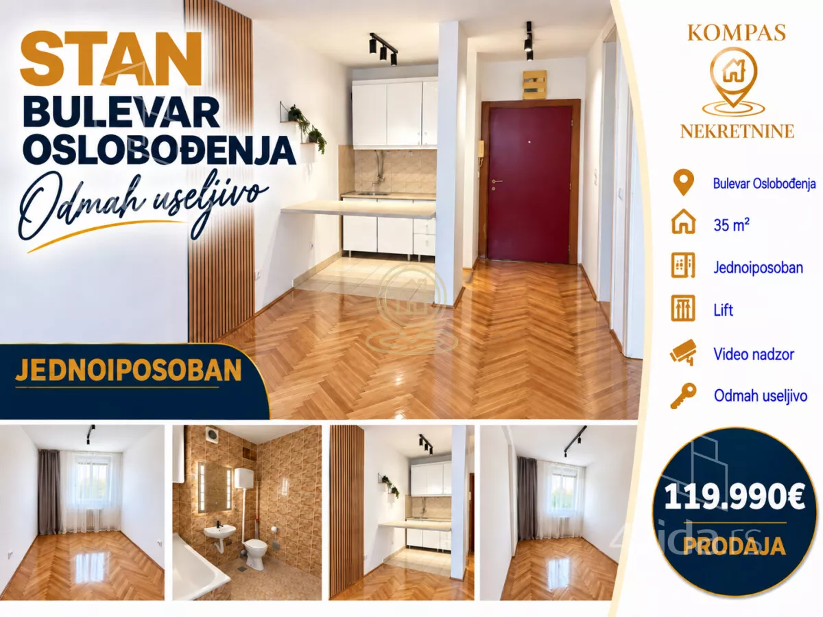 Jednoiposoban stan | 4zida