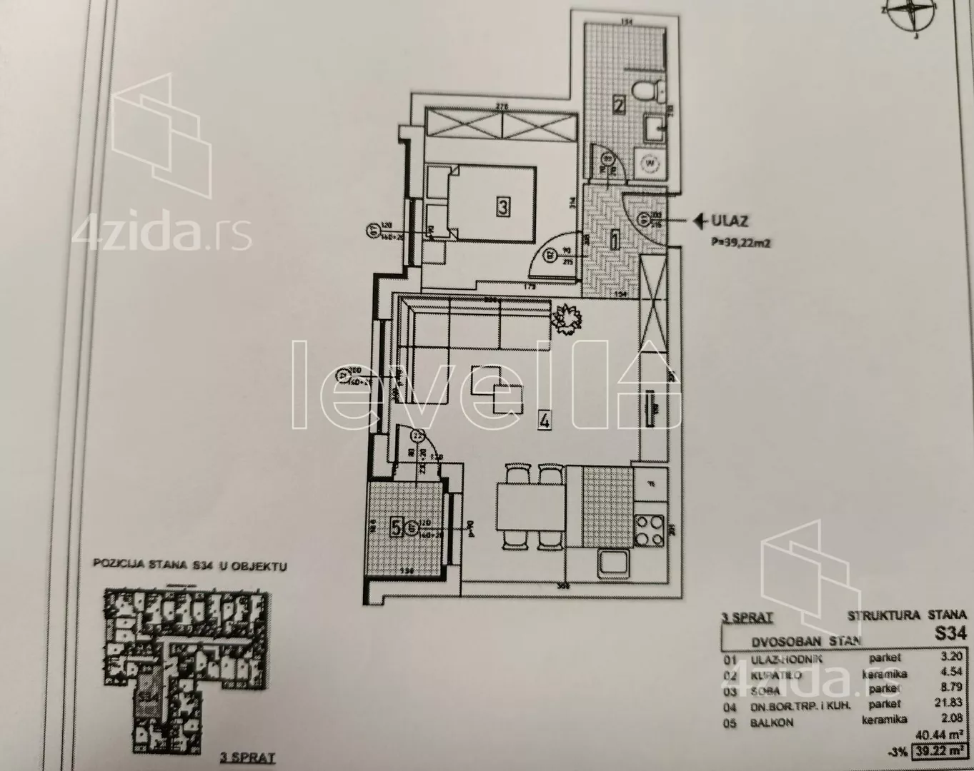 Dvosoban stan | 4zida