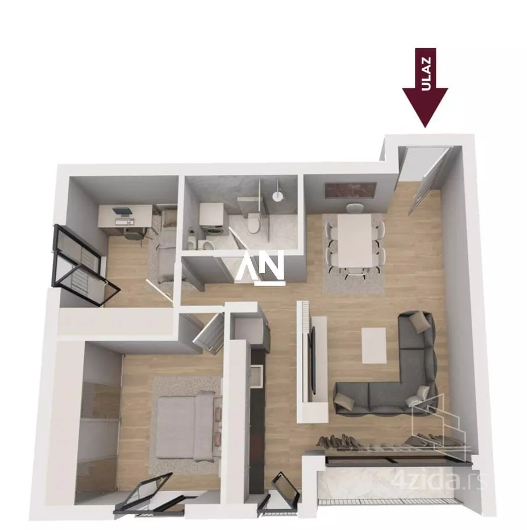 Dvoiposoban stan | 4zida