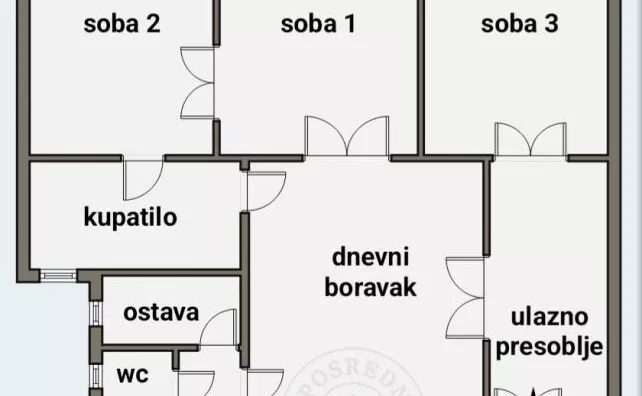 Četvoroiposoban stan | 4zida