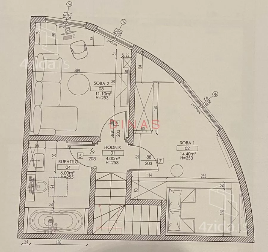 Troiposoban stan | 4zida