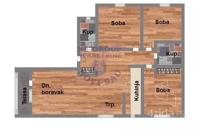 Troiposoban stan | 4zida