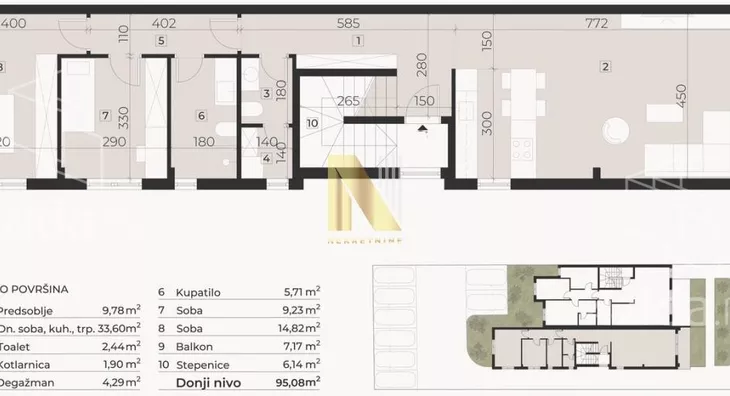 Trosoban stan | 4zida