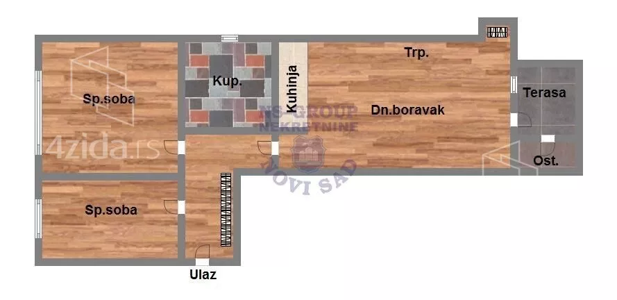 Trosoban stan | 4zida