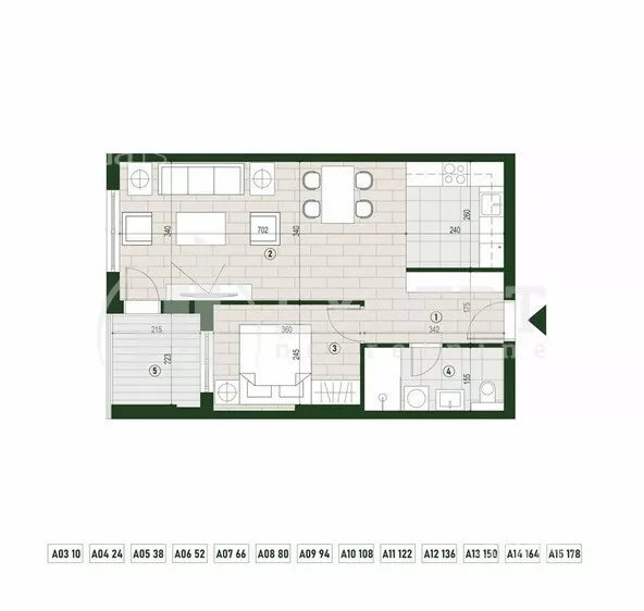 Dvosoban stan | 4zida