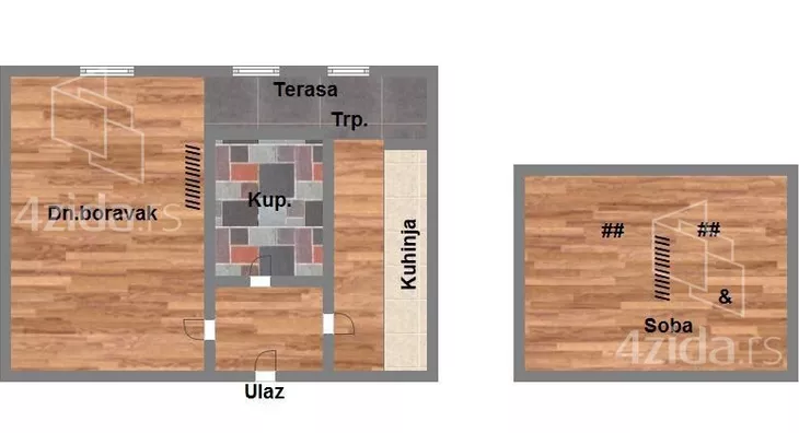 Dvosoban stan | 4zida