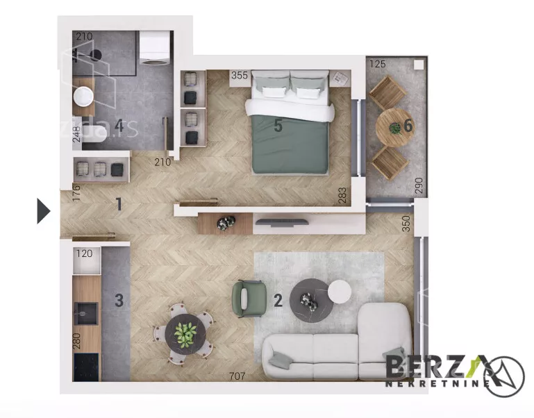 Dvosoban stan | 4zida