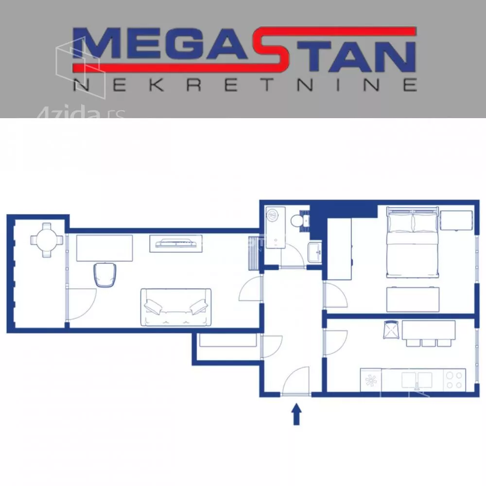 Dvosoban stan | 4zida