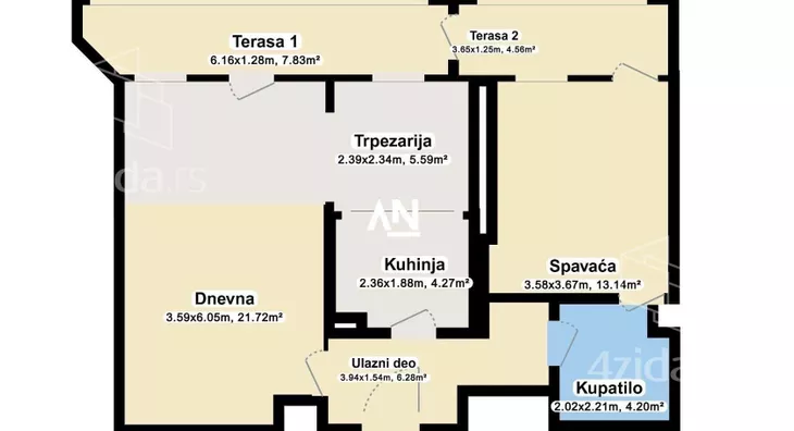Dvoiposoban stan | 4zida
