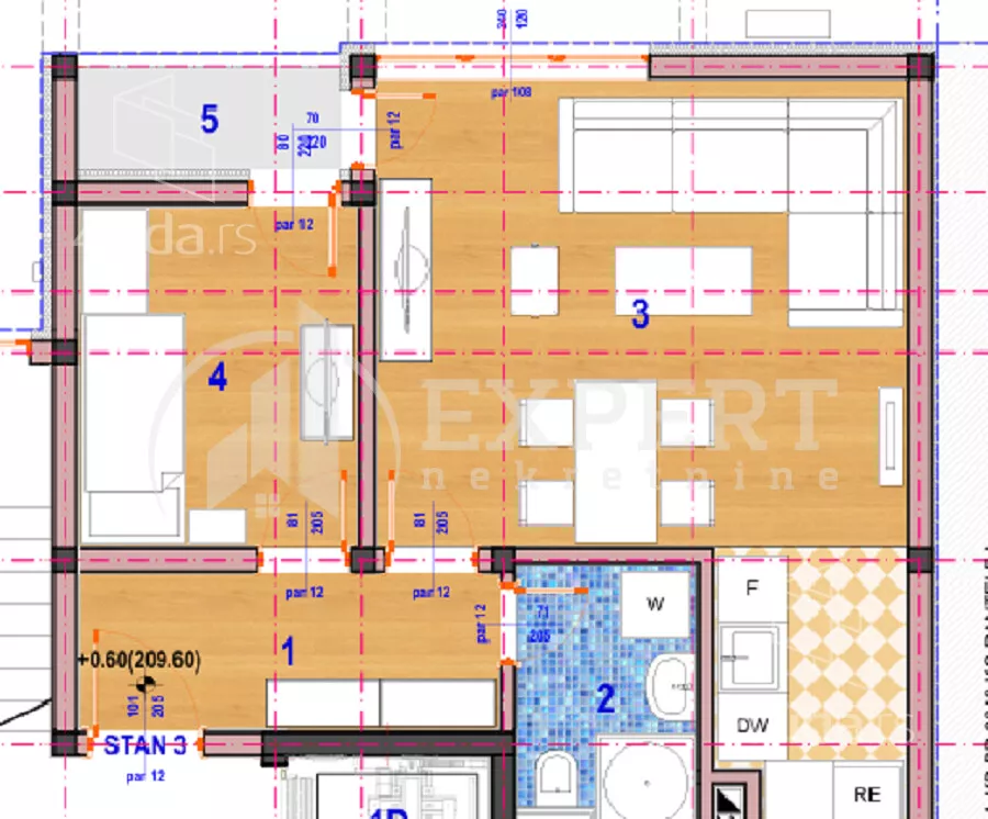 Jednoiposoban stan | 4zida