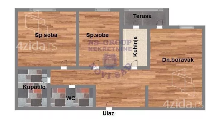 Trosoban stan | 4zida