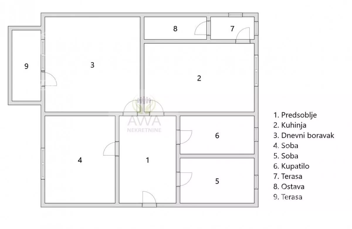 Troiposoban stan | 4zida