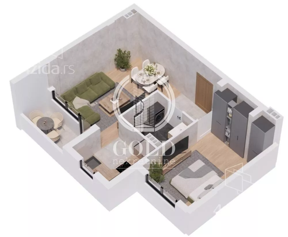 Dvosoban stan | 4zida