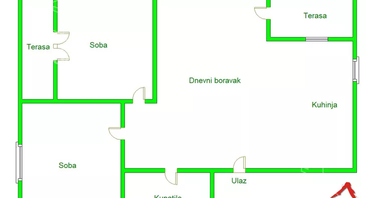 Dvoiposoban stan | 4zida