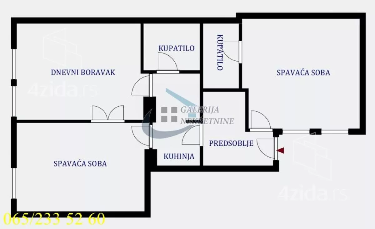 Trosoban stan | 4zida