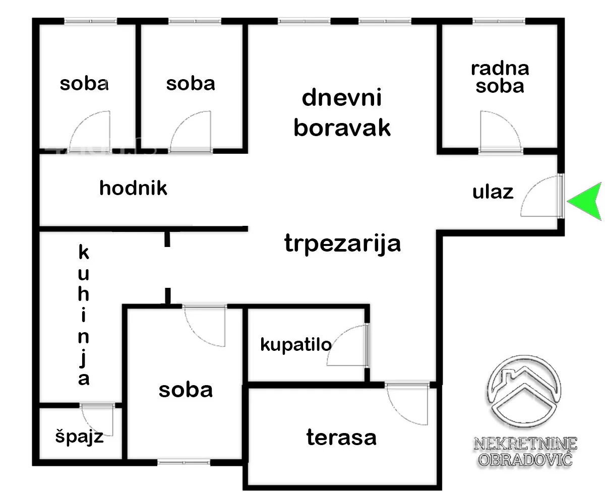 Petosoban stan | 4zida