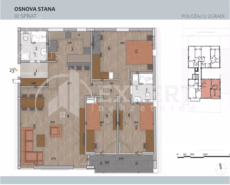 Troiposoban stan | 4zida