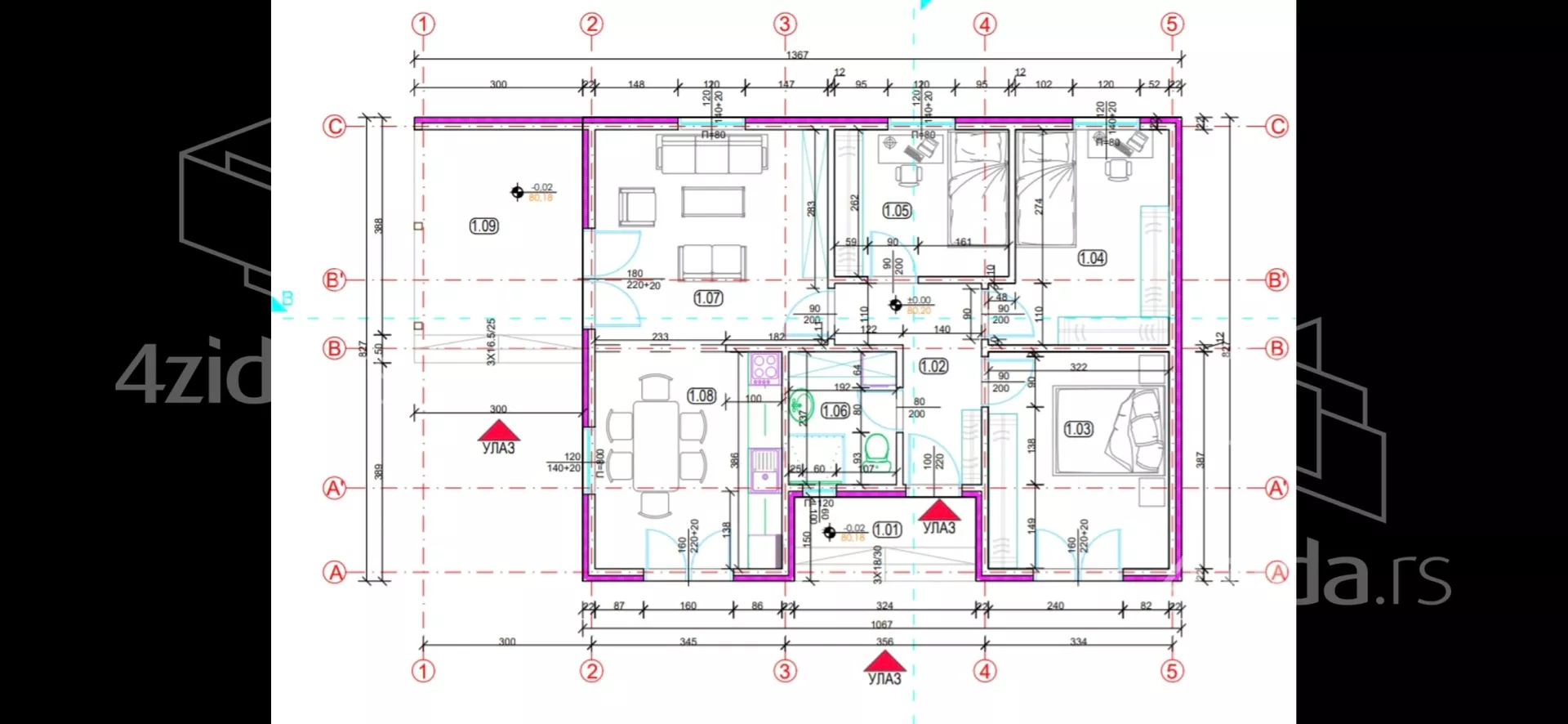 1-etažna kuća | 4zida