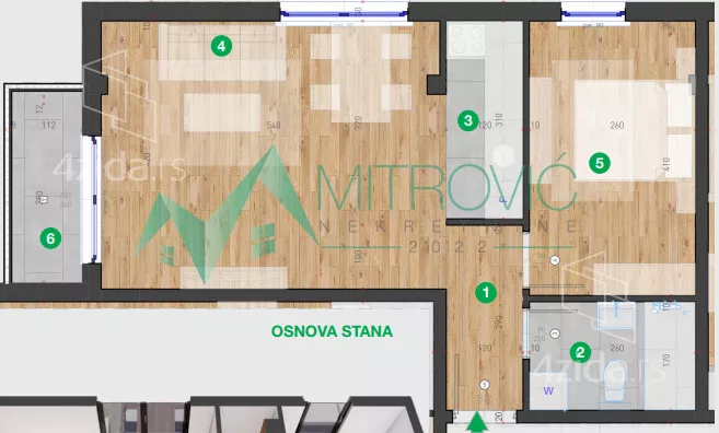 Dvosoban stan | 4zida