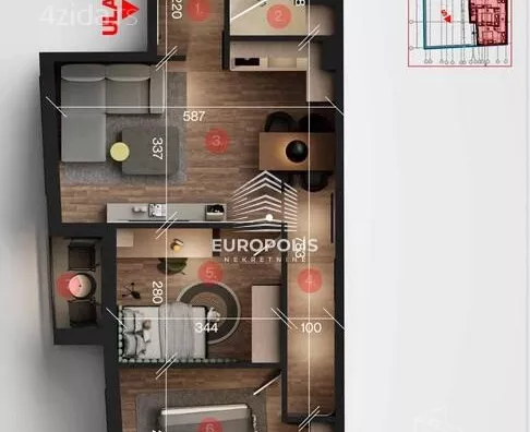 Dvoiposoban stan | 4zida