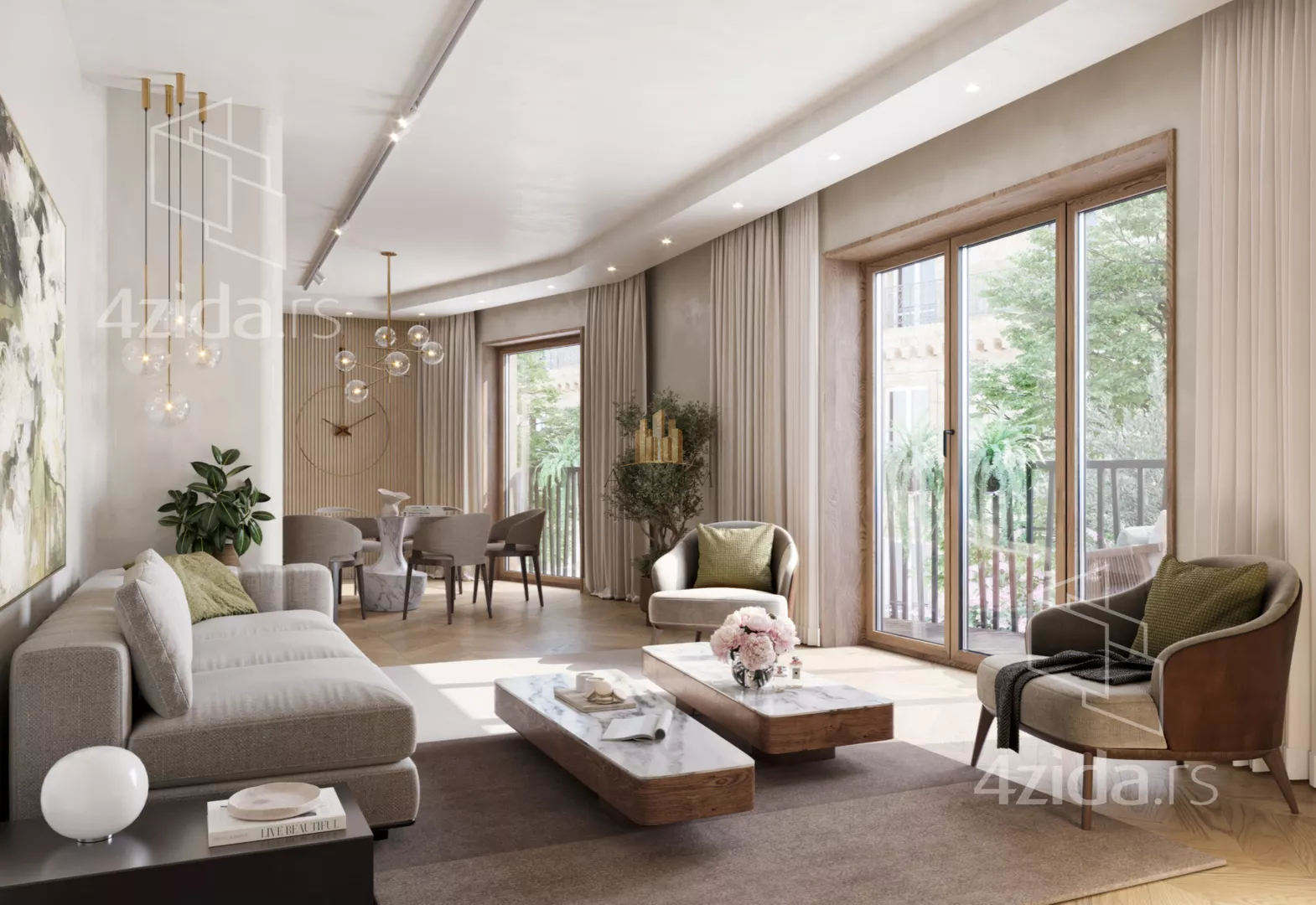 Trosoban stan | 4zida
