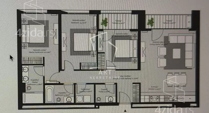 Četvorosoban stan | 4zida