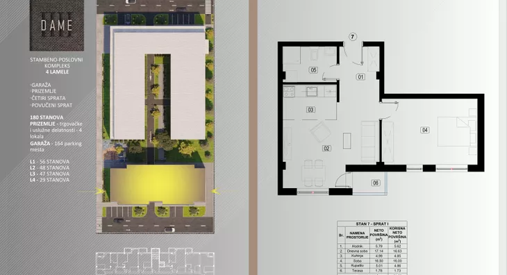 Dvosoban stan | 4zida