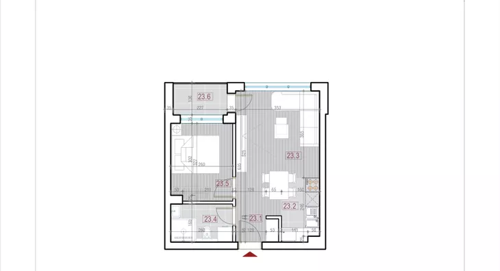 Jednoiposoban stan | 4zida