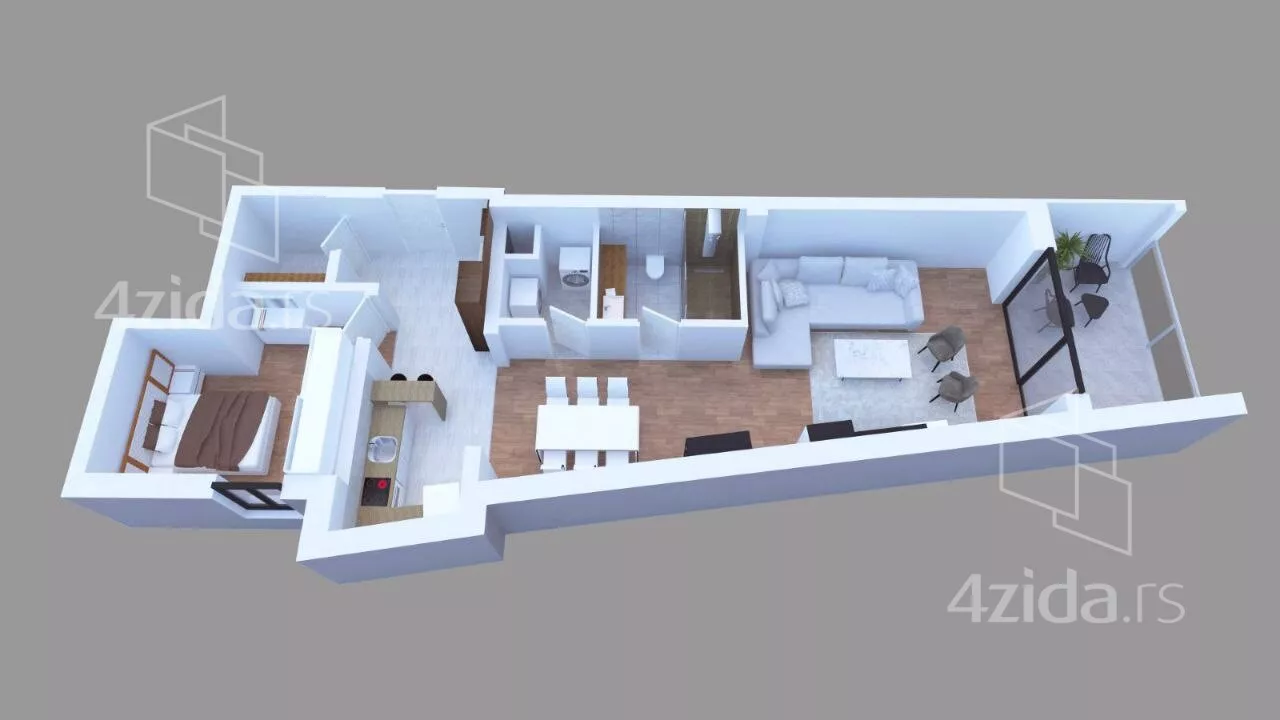 Dvoiposoban stan | 4zida