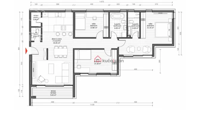 Četvorosoban stan | 4zida