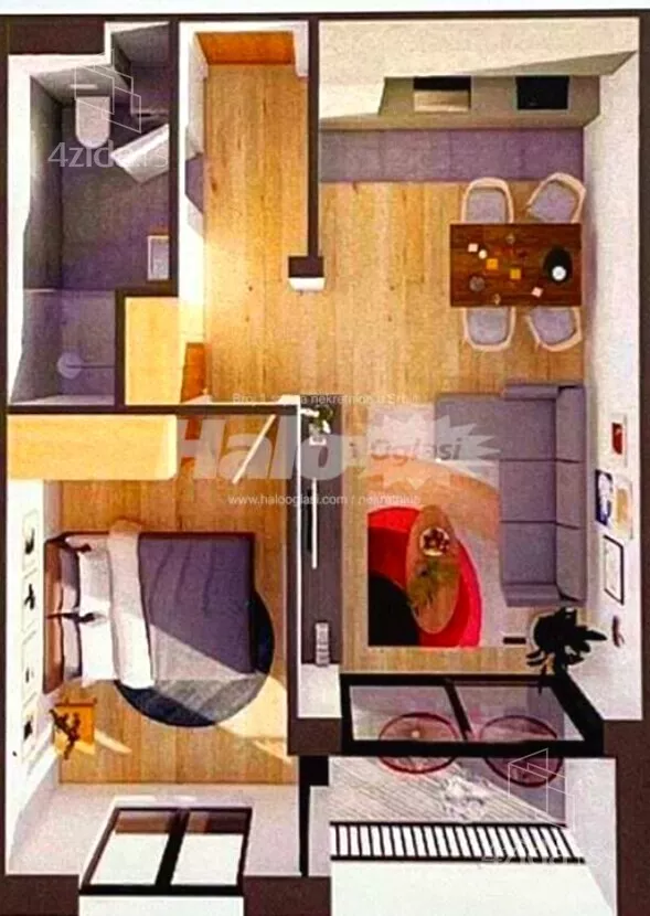 Jednoiposoban stan | 4zida