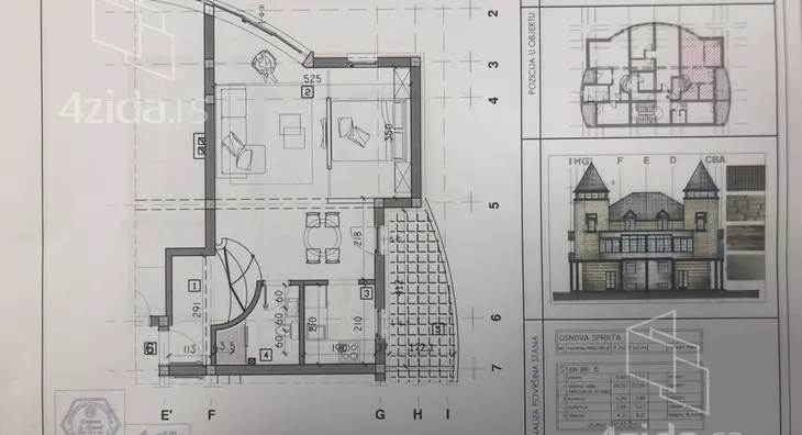 Jednoiposoban stan | 4zida